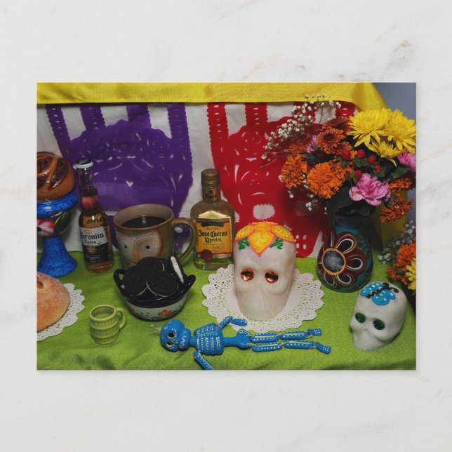 Coffee & Cookies Ofrenda Postcard (Front)