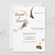 Coffee Couple Wedding Invitation