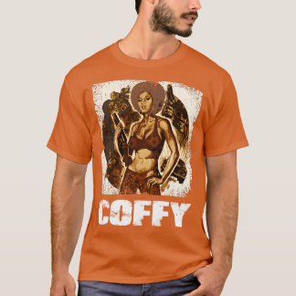 Coffee Cream and Cleopatra Jones 70s Exploitation T-Shirt