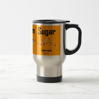 Coffee, Cream and Sugar Molecule Mug (orange)