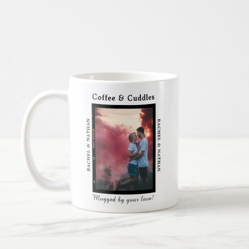Coffee  Cuddles I Photo I Valentine Couple Coffee Mug
