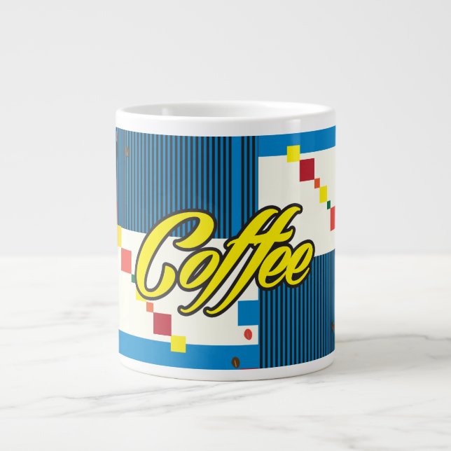 Coffee Cup abstract fashion woman POP-ART style (Front)