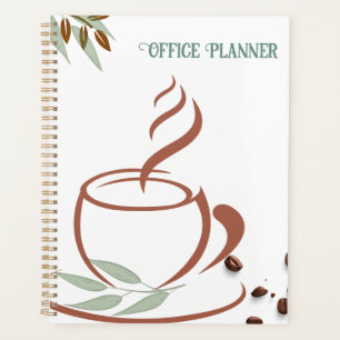 Coffee Cup and Coffee Bean Daily Planner