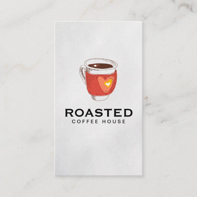 Coffee cup | Barista Business Card (Front)
