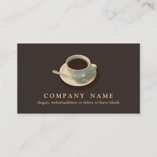 Coffee Cup Business Card
