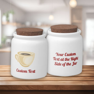 Coffee Cup Candy Jar
