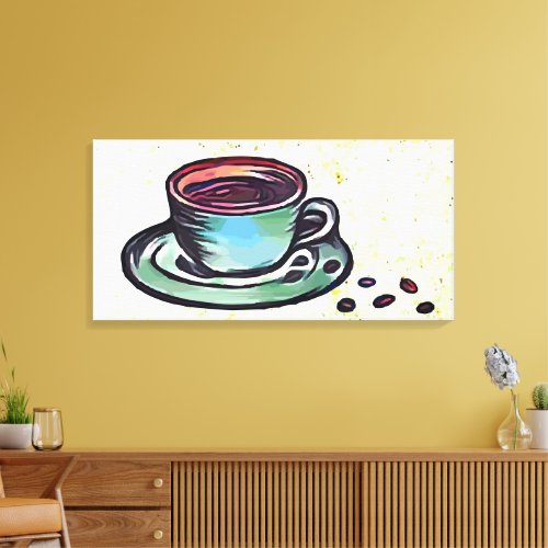 Coffee Cup Canvas Print