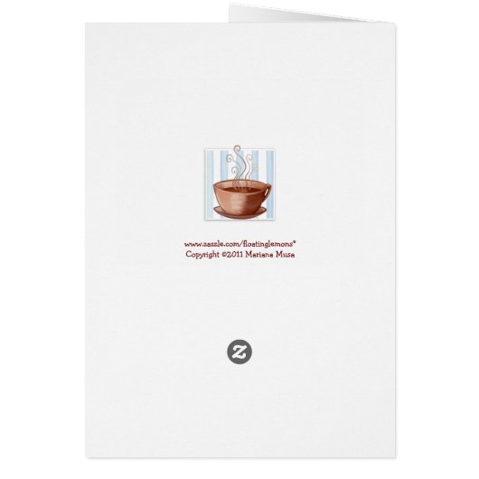 Coffee Cup Card (Back)