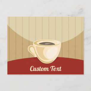Coffee cup card