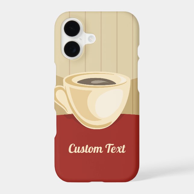 Coffee Cup Case-Mate iPhone Case (Back)