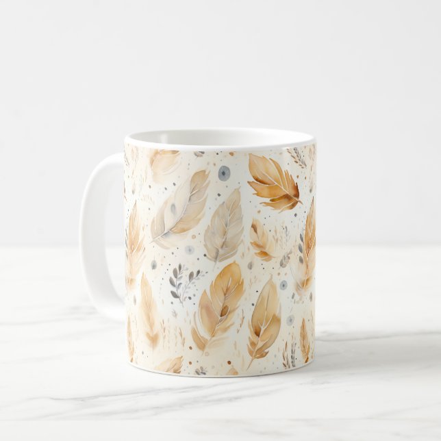Coffee cup - cup with flowers (Front Left)