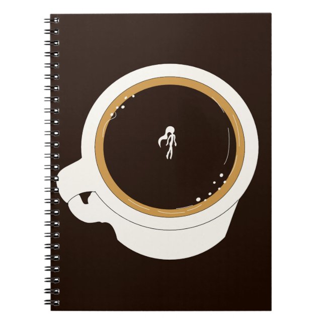 Coffee Cup Diver Notebook (Front)
