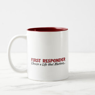 Coffee Cup: first Responders Two-Tone Coffee Mug