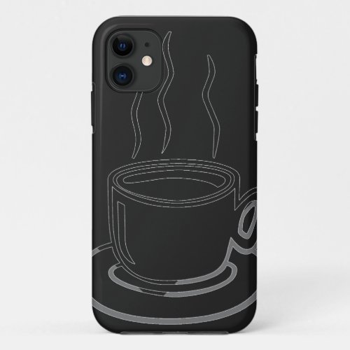 Coffee Cup Graphic Art iPhone 11 Case