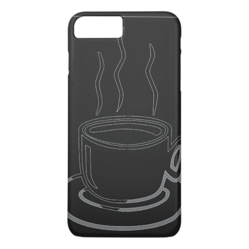 Coffee Cup Graphic Art iPhone 8 Plus7 Plus Case