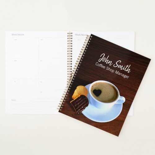 Coffee Cup Heart Shaped Foam Coffee Shop Cookie Planner