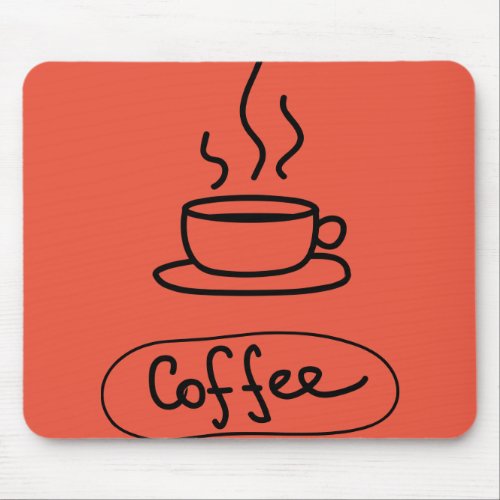 coffee_cup_icon_logo_silhouette mouse pad