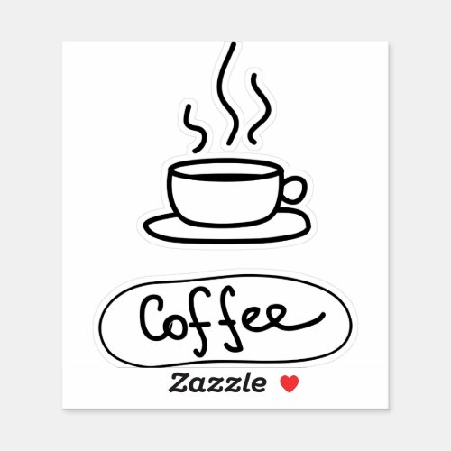 coffee_cup_icon_logo_silhouette sticker