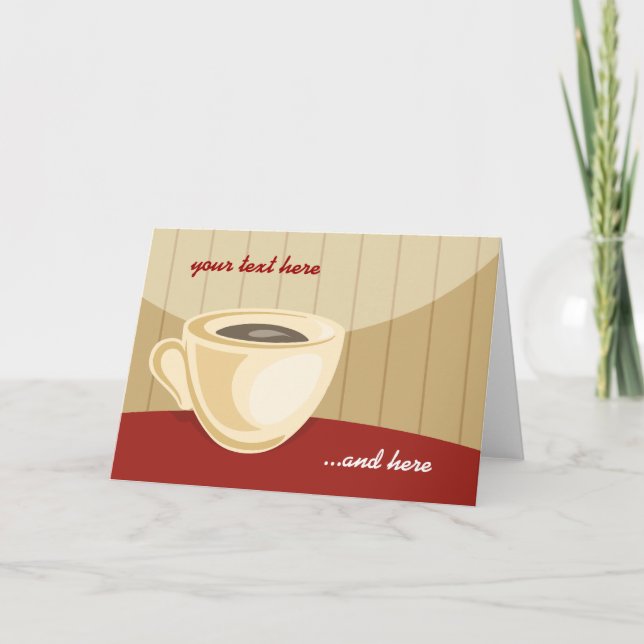 Coffee cup invitation (Front)