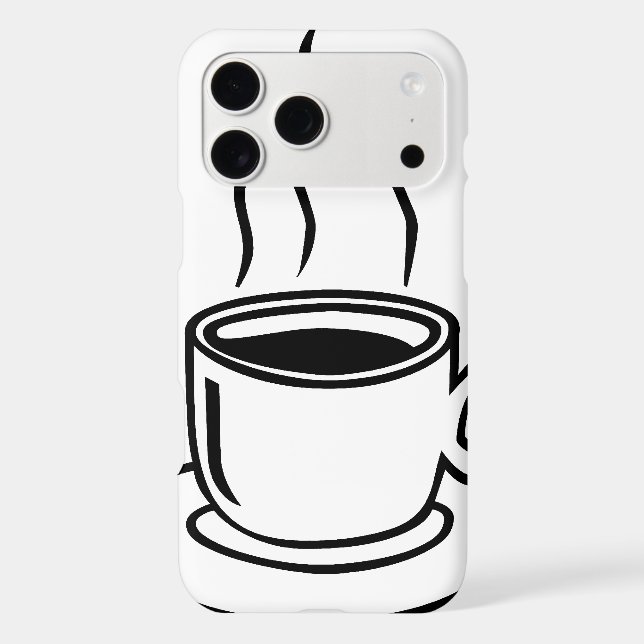 Coffee Cup Iphone Case (Back)