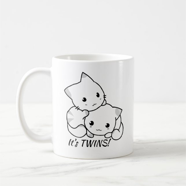 Coffee Cup: It's Twins Mug (Left)