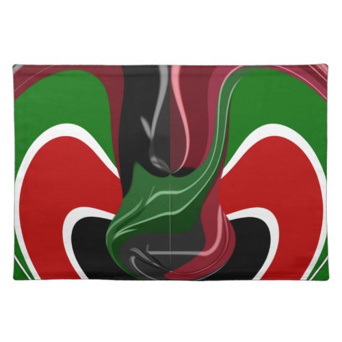 Coffee cup Kenya Flag Hakuna Matata Placemat