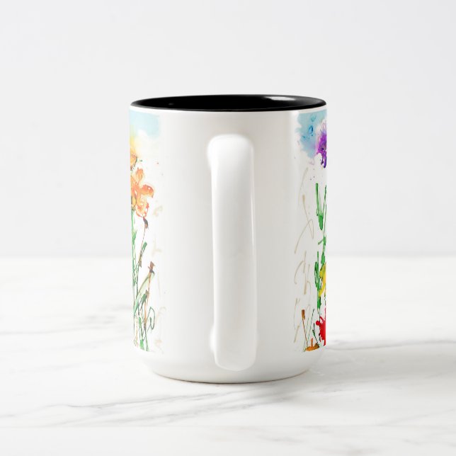 Coffee Cup Lovitude "Highwood Wildflowers" (Handle)