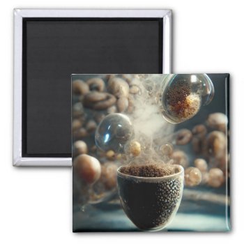 Coffee Cup Magnet by antique_future at Zazzle