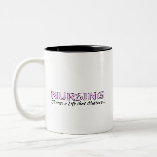 Coffee Cup: Nursing Two-Tone Coffee Mug
