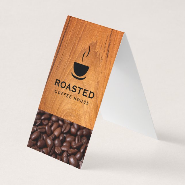 Coffee | Cup of Java | Coffee Beans Business Card (Front)