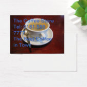 Coffee cup on wooden table (Desk)