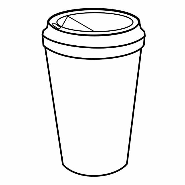 Coffee Cup (Paper To-Go) Cutout (Front)