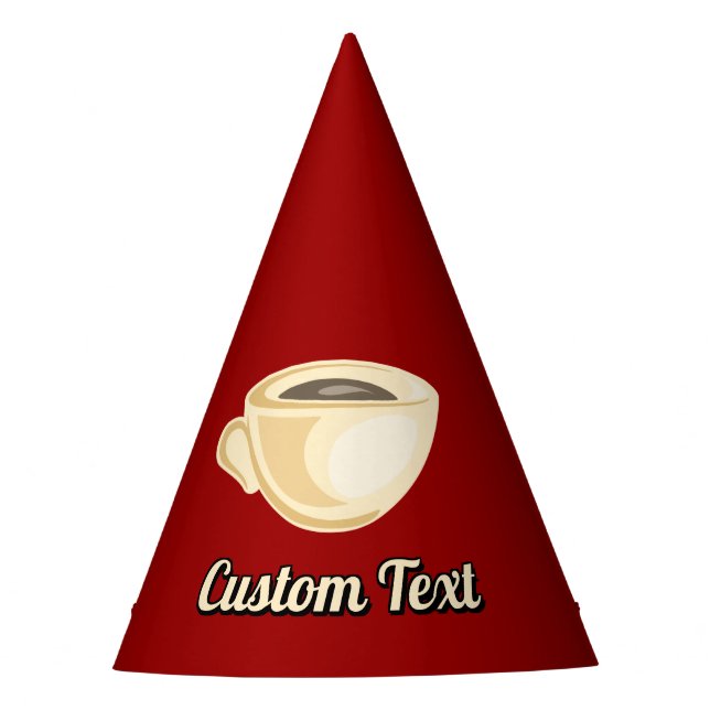 Coffee cup party hat (Front)