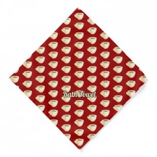 Coffee Cup Pattern Bandana