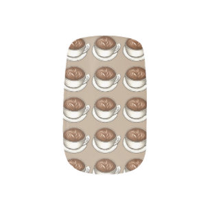 Coffee Cup Seattle Latte Nail Decals Wraps Art