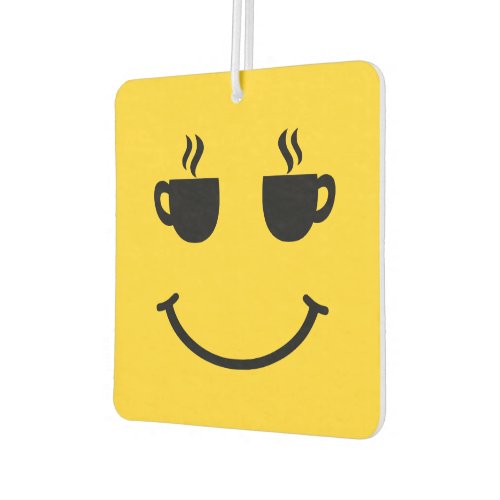 Coffee Cup Smile Air Freshener