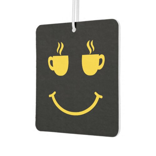 Coffee Cup Smile Air Freshener