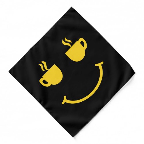 Coffee Cup Smile Bandana