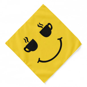 Coffee Cup Smile Bandana