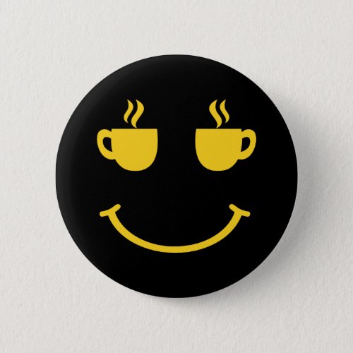 Coffee Cup Smile Button