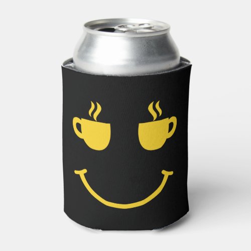 Coffee Cup Smile Can Cooler