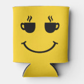 Coffee Cup Smile Can Cooler (Front)