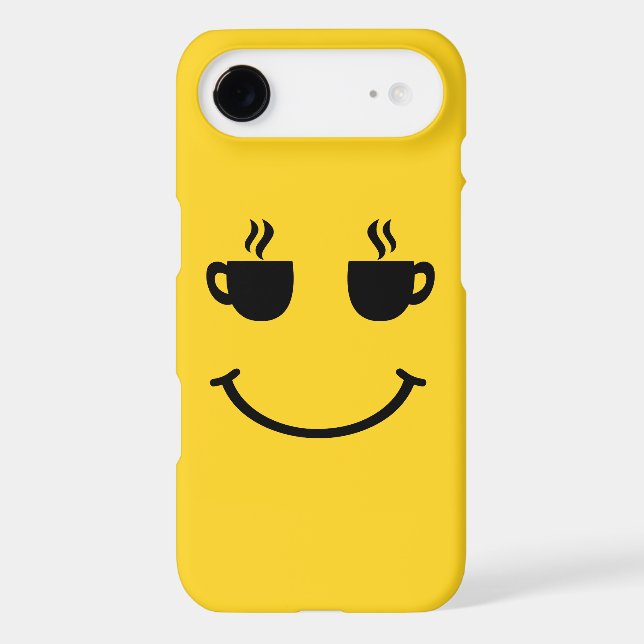 Coffee Cup Smile Case-Mate iPhone Case (Back)