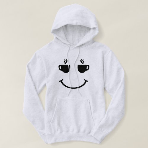 Coffee Cup Smile Hoodie