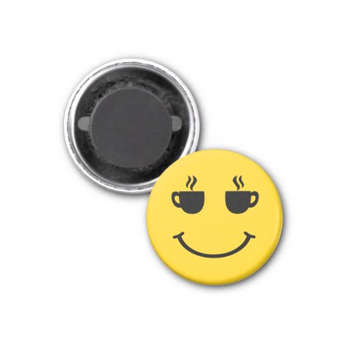 Coffee Cup Smile Magnet