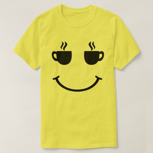 Coffee Cup Smile T_Shirt