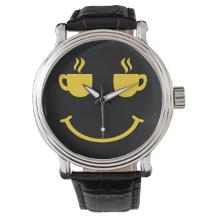 Coffee Cup Smile Watch