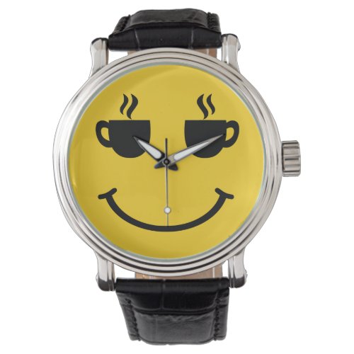Coffee Cup Smile Watch
