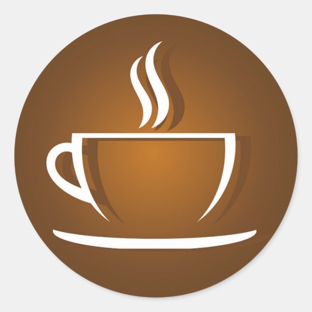 Coffee cup Sticker (Front)