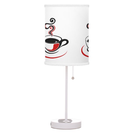 Coffee cup table lamp (Left)